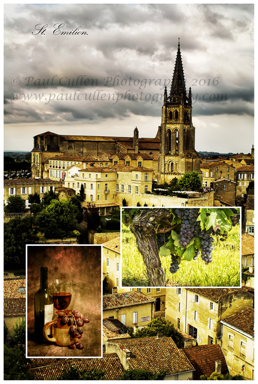 Saint Emilion, one of the great Bordeaux wine regions and a beautiful place to visit. Saint Emilion is found to the North-east side of the City of Bordeaux, Aquitaine, France.